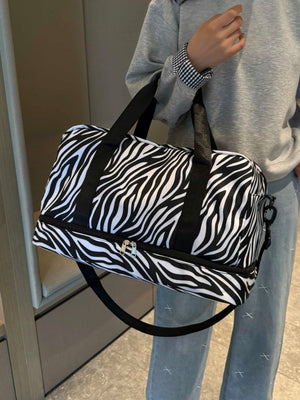 Oxford Cloth Leopard Travel Bag