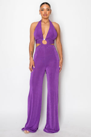 Slinky Wide Legs Jumpsuit