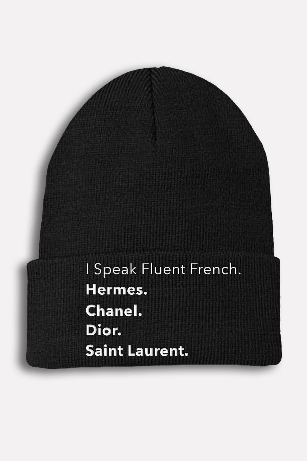 BEANIE - Fluent French (Black)