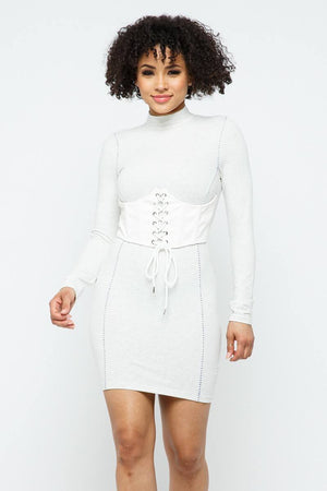 Oakleigh Bustier Dress - White